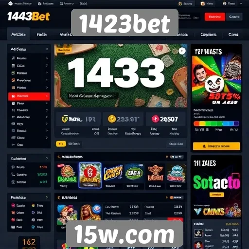 Interface e usabilidade do site 1423bet