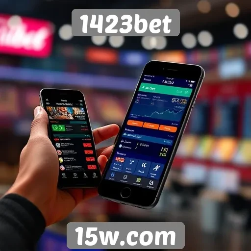 Integração com dispositivos móveis no site 1423bet
