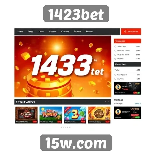 Análise da interface do usuário do site 1423bet